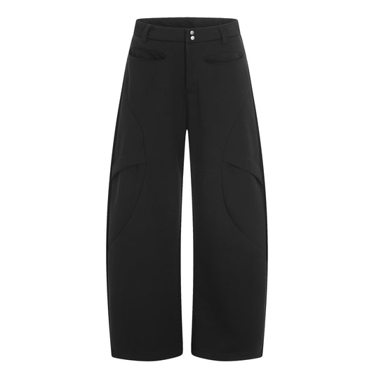 Arc Panel Wide-Leg Sweatpants