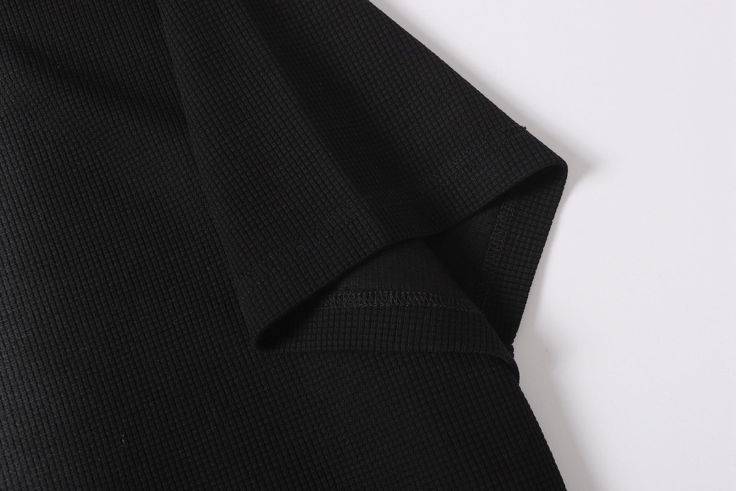 Chromatic Button Grid Tee