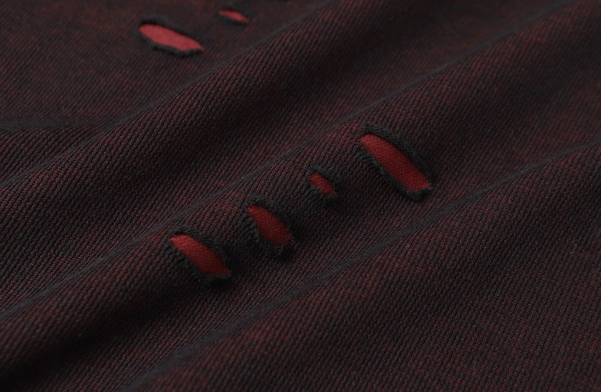 Scarline Distress Seam Tshirt