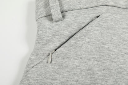 Arc Panel Wide-Leg Sweatpants