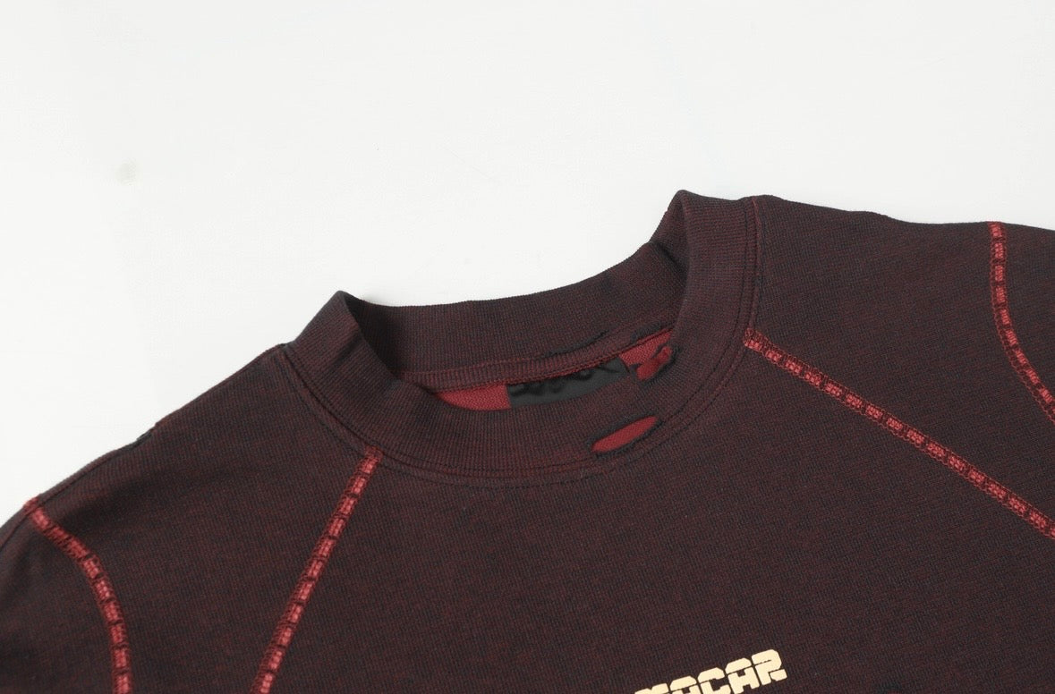 Scarline Distress Seam Tshirt