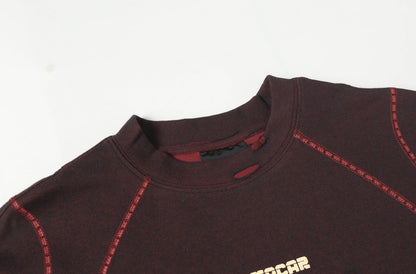 Scarline Distress Seam Tshirt