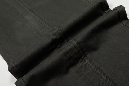 Frontier Obsidian Pleat Wide Trousers
