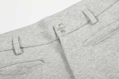 Arc Panel Wide-Leg Sweatpants