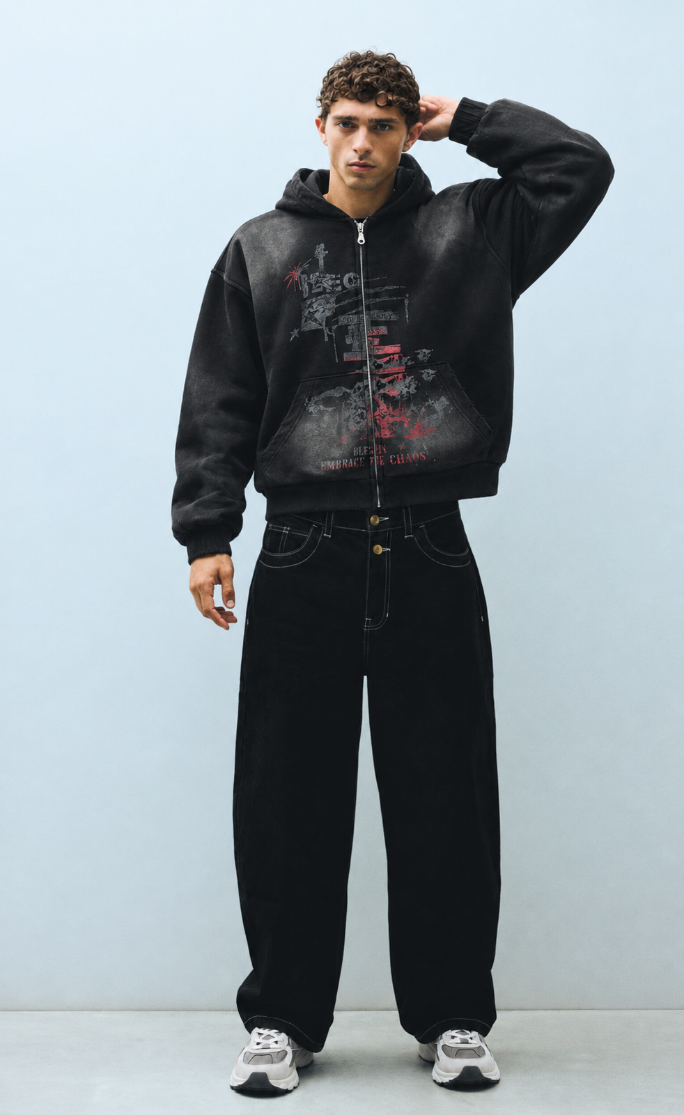 Chaos Zip Hoodie