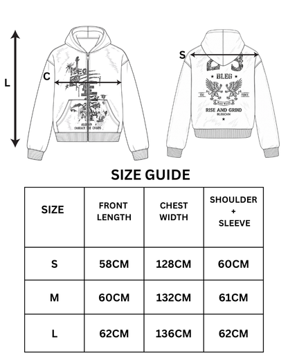 Chaos Zip Hoodie