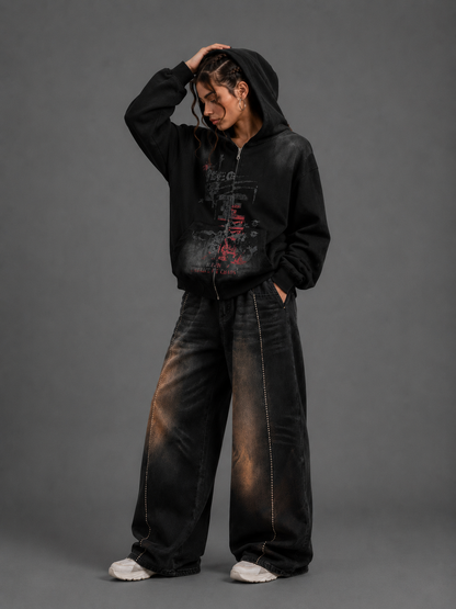 Chaos Zip Hoodie