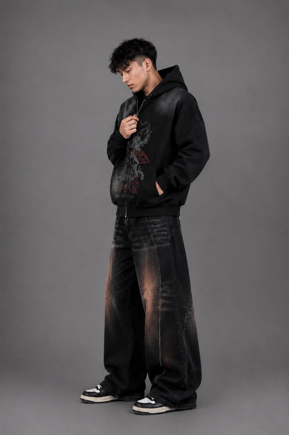 Chaos Zip Hoodie