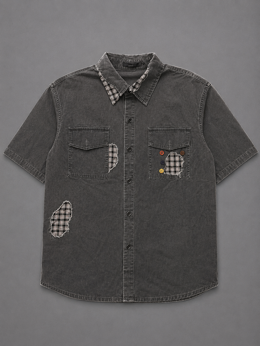 Patchwork Utility Shirt