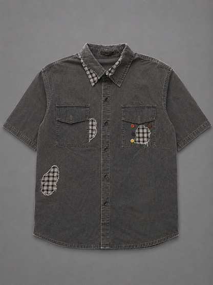 Patchwork Utility Shirt