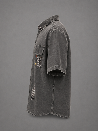 Patchwork Utility Shirt