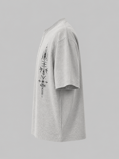 Tribal Henley Tee