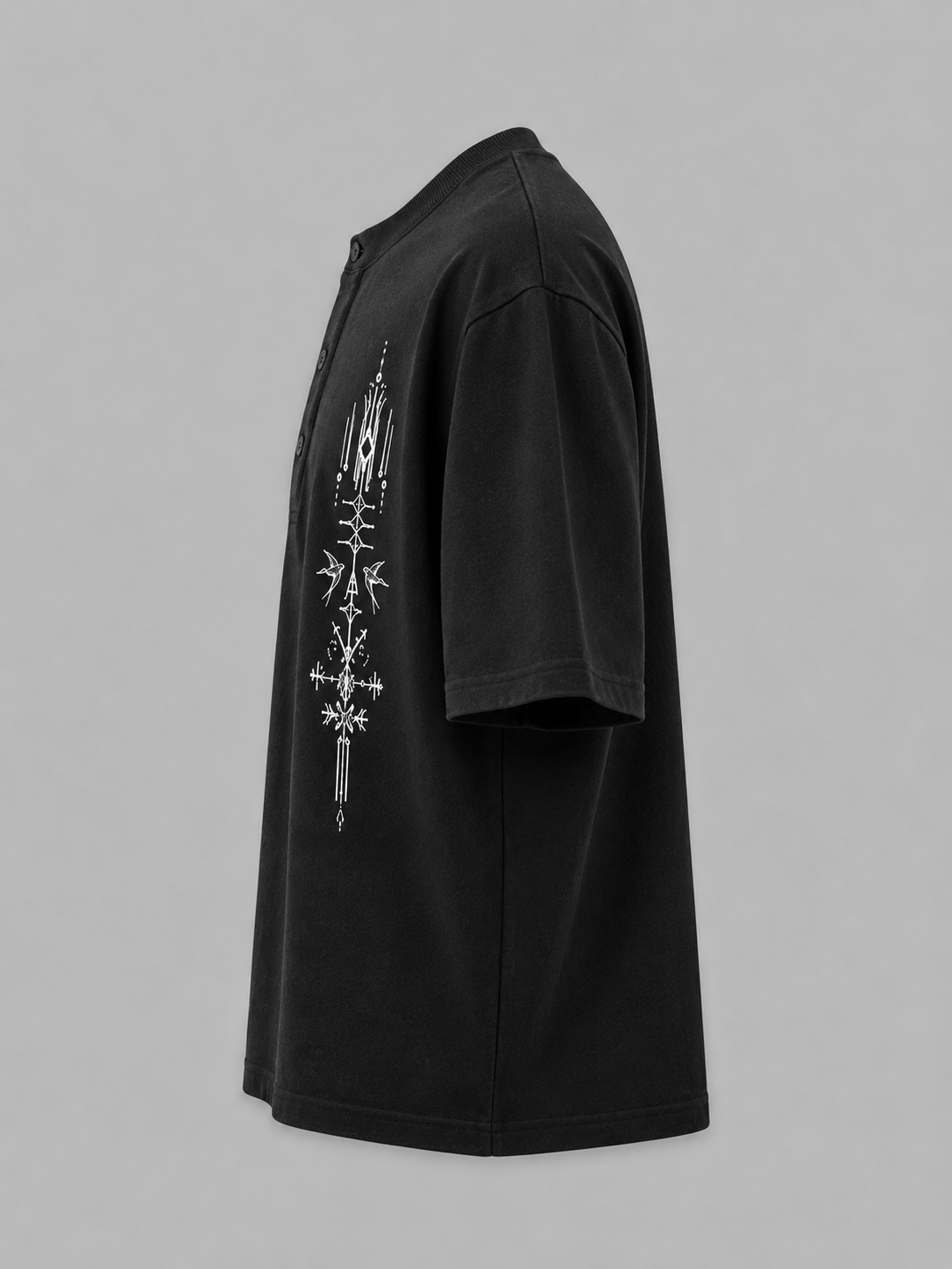 Tribal Henley Tee