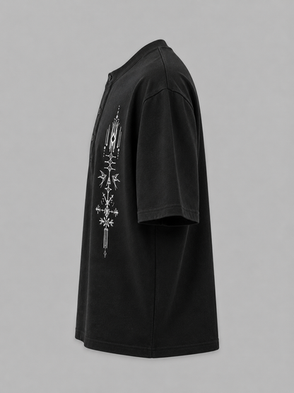 Tribal Henley Tee
