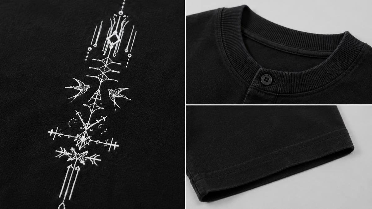 Tribal Henley Tee
