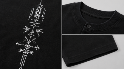Tribal Henley Tee