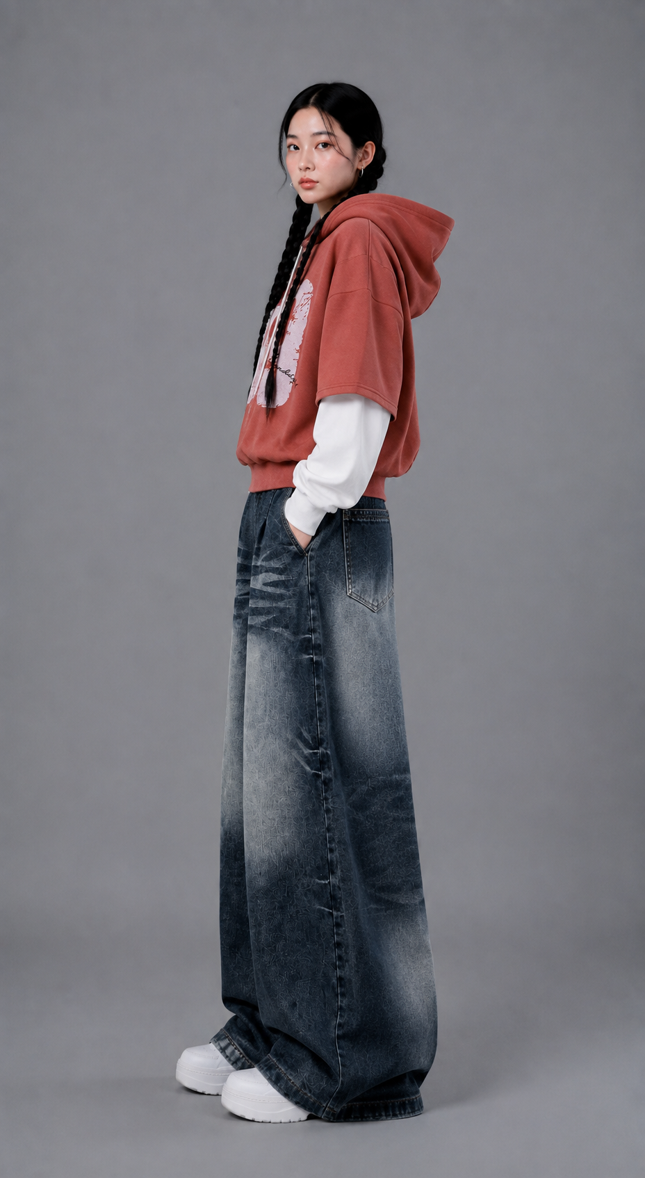 Layered Hoodie