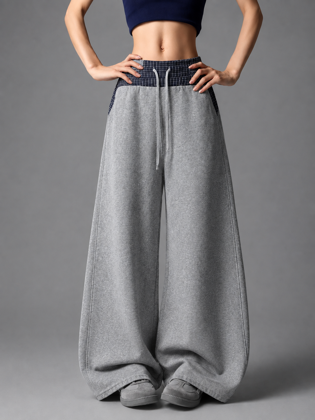 Plaid Baggy Pants