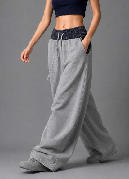 Plaid Baggy Pants