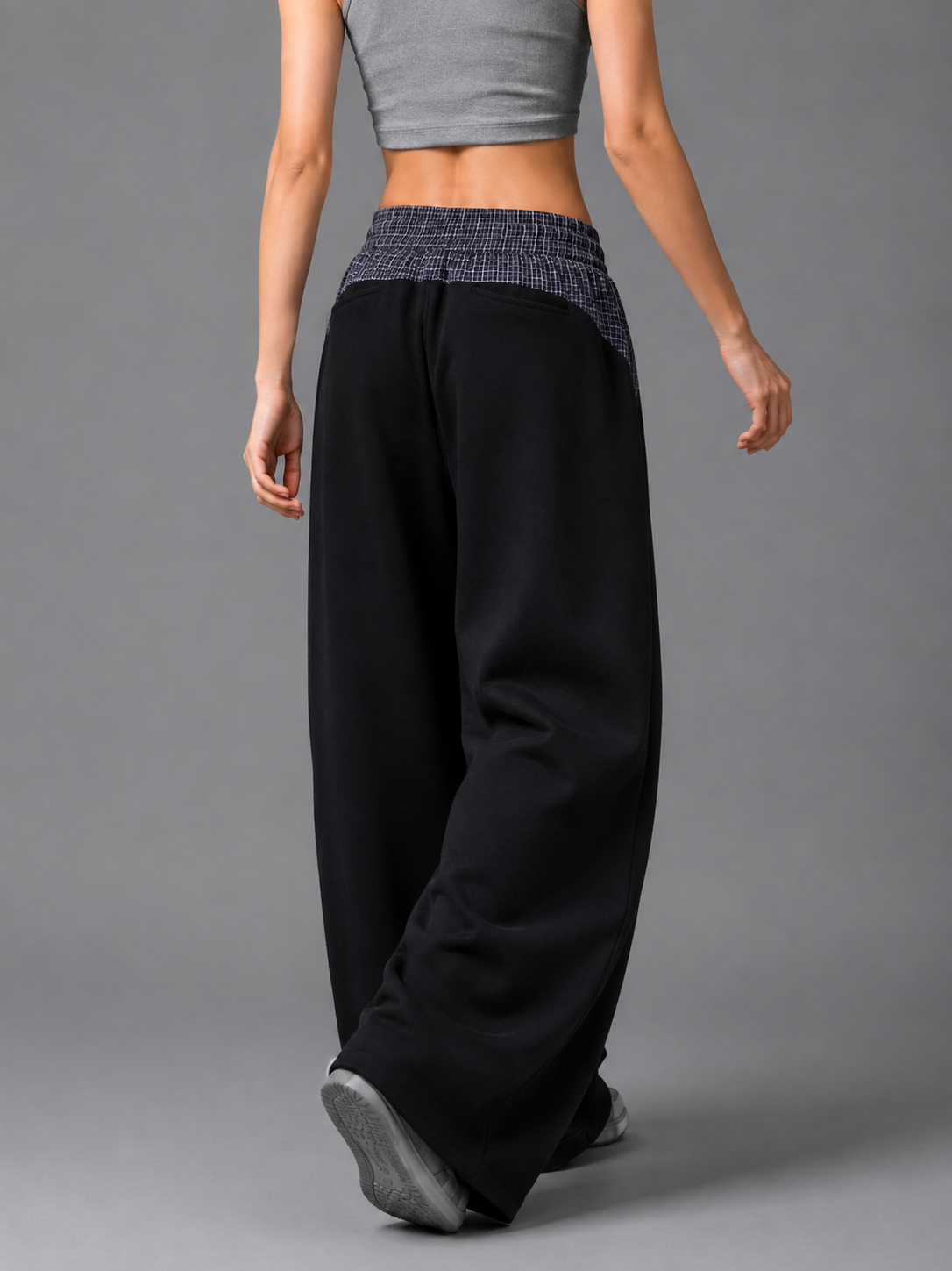 Plaid Baggy Pants