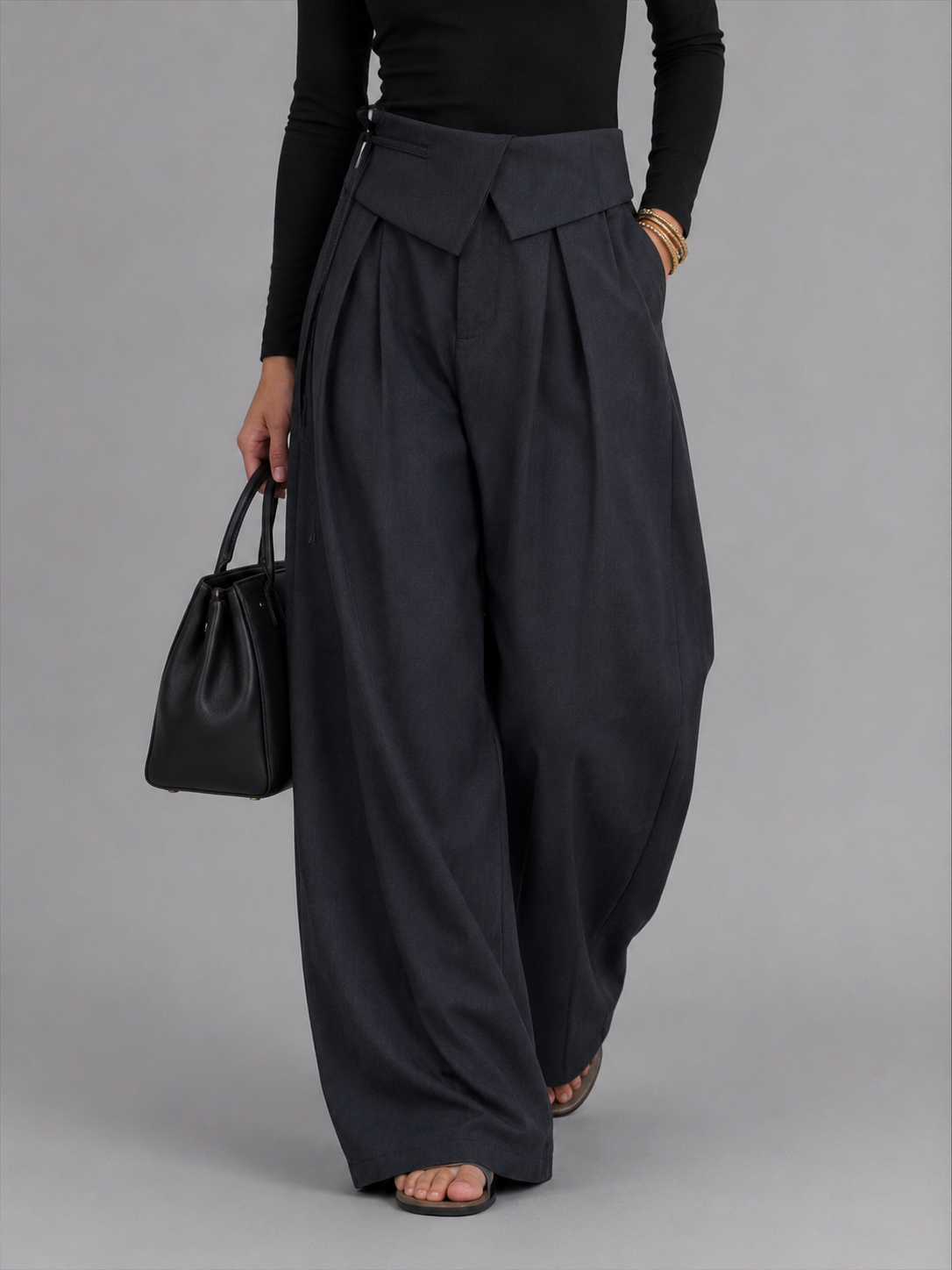 Fold-Waist Trousers