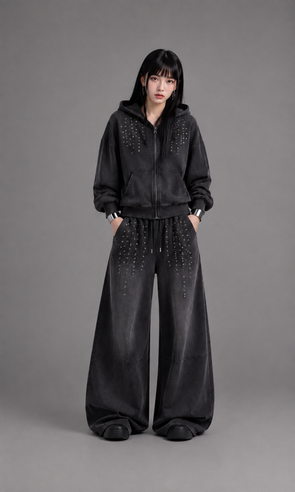 Eyelet Zip co-ord set
