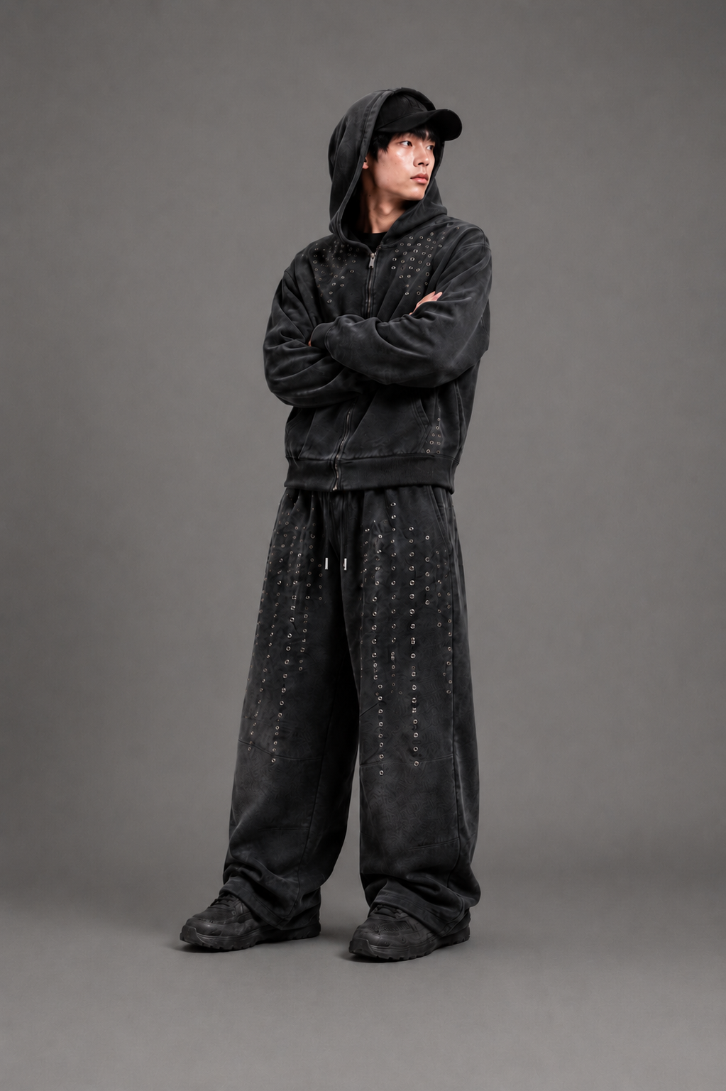 Eyelet Zip co-ord set