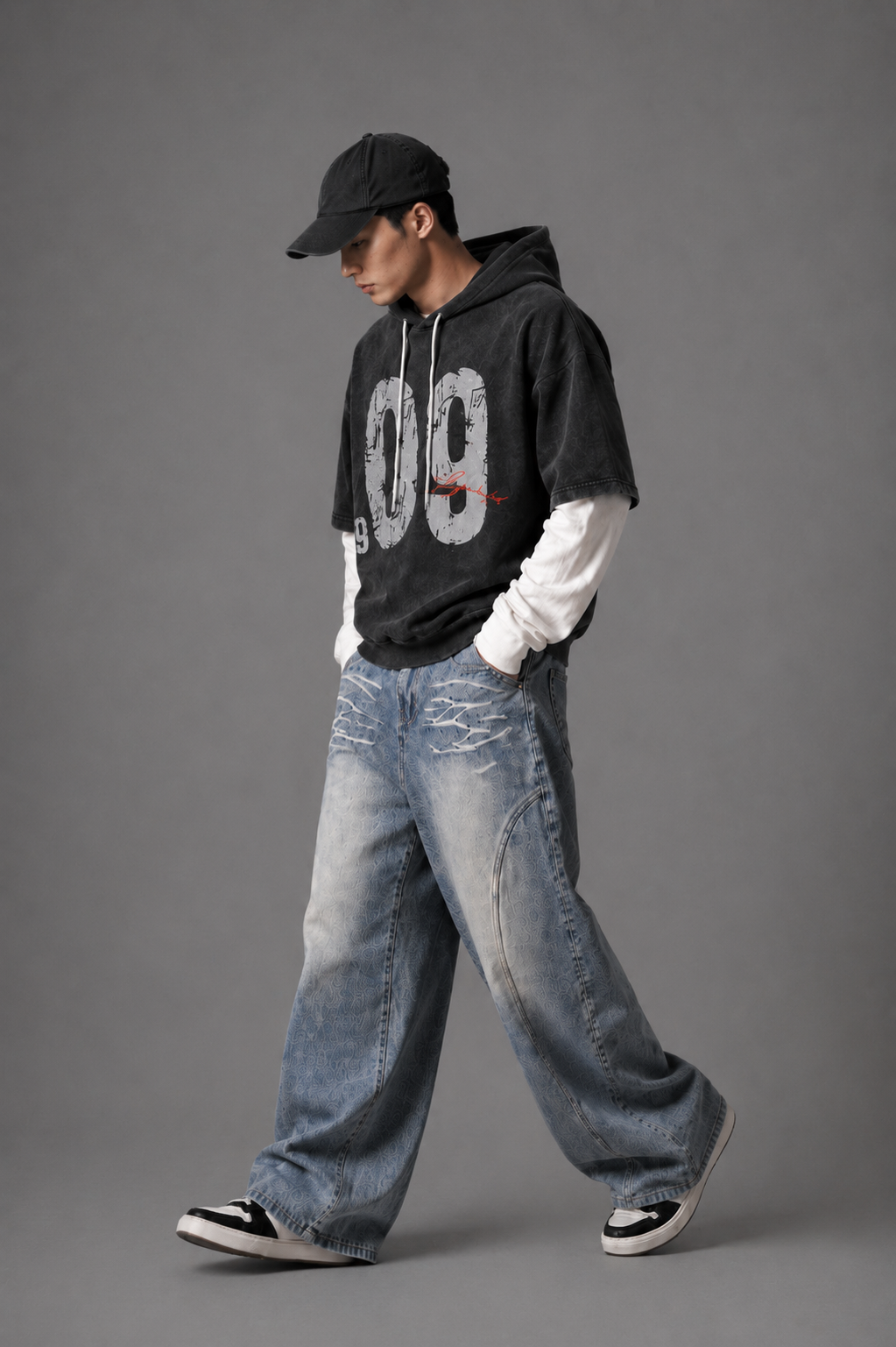 Layered Hoodie