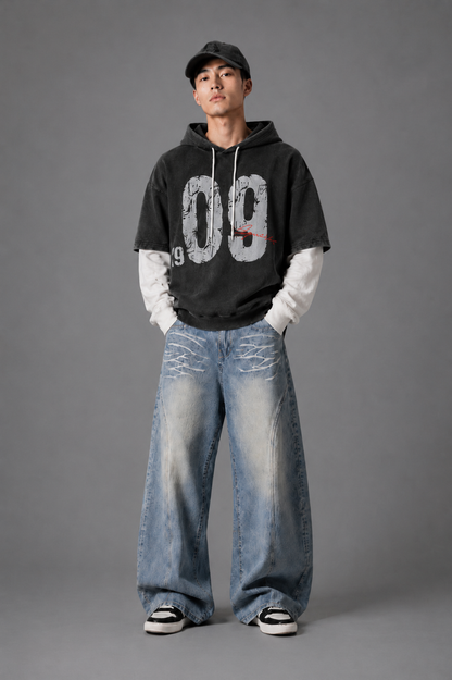 Layered Hoodie