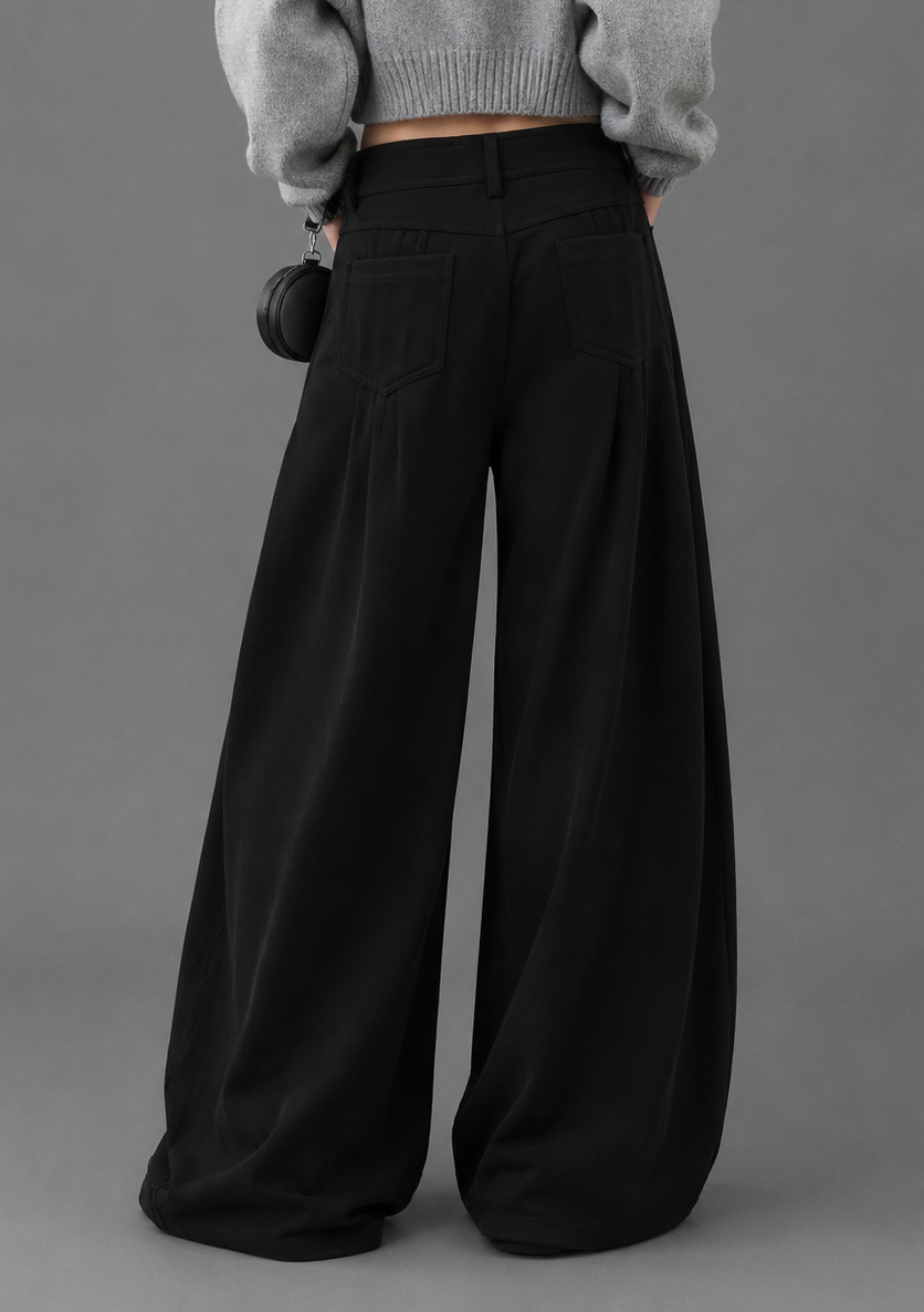 Relaxed Palazzo Pants