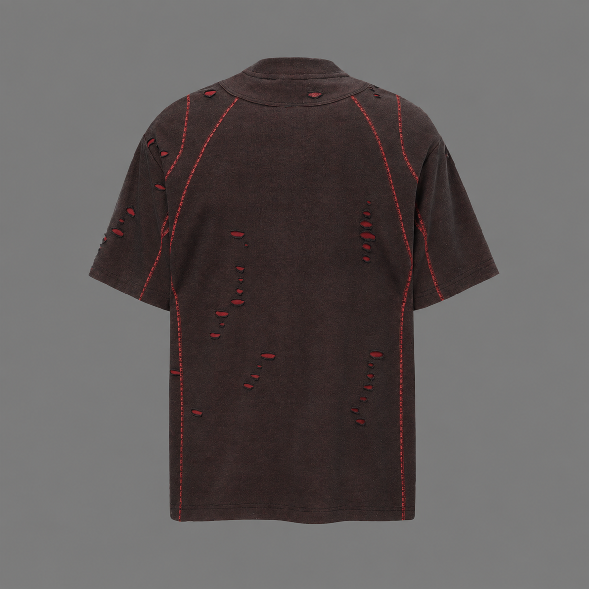 Scarline Distress Seam Tshirt