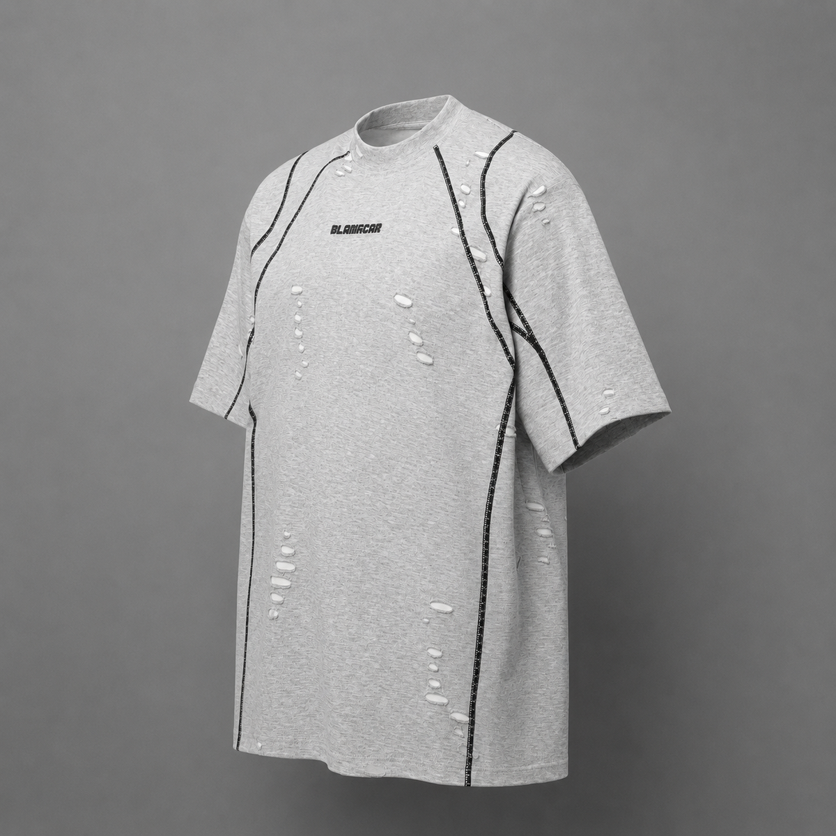 Scarline Distress Seam Tshirt