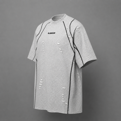 Scarline Distress Seam Tshirt