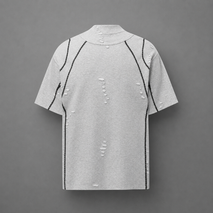 Scarline Distress Seam Tshirt