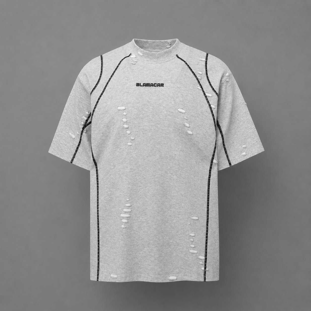 Scarline Distress Seam Tshirt
