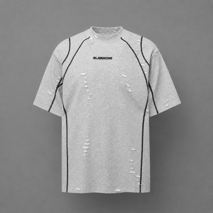 Scarline Distress Seam Tshirt