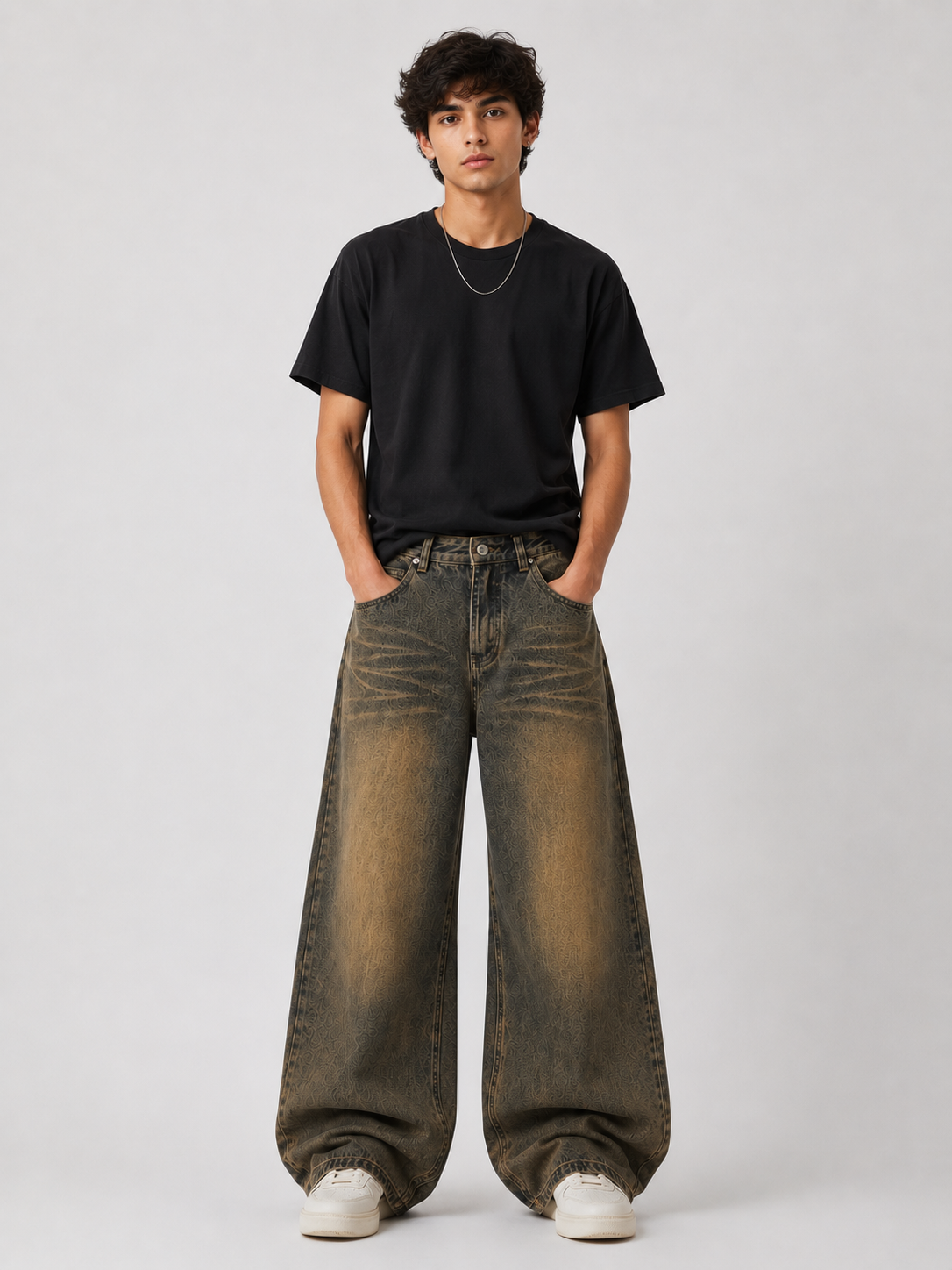 Fade Wide-Leg Jeans