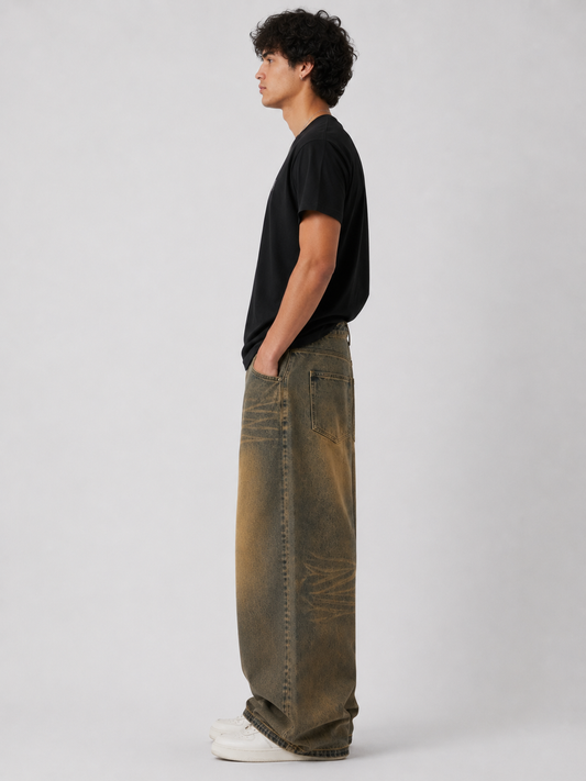 Fade Wide-Leg Jeans