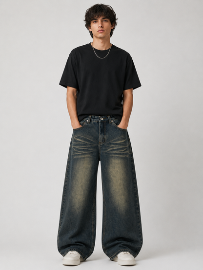 Fade Wide-Leg Jeans