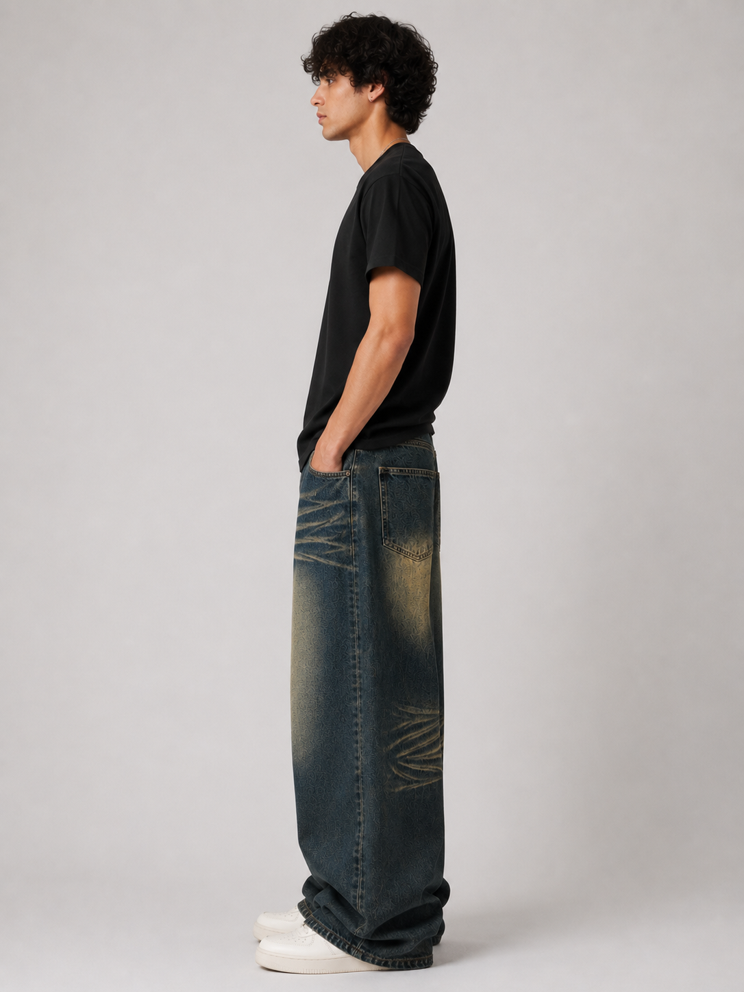 Fade Wide-Leg Jeans