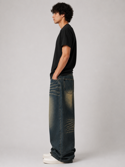 Fade Wide-Leg Jeans
