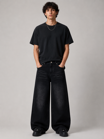 Fade Wide-Leg Jeans