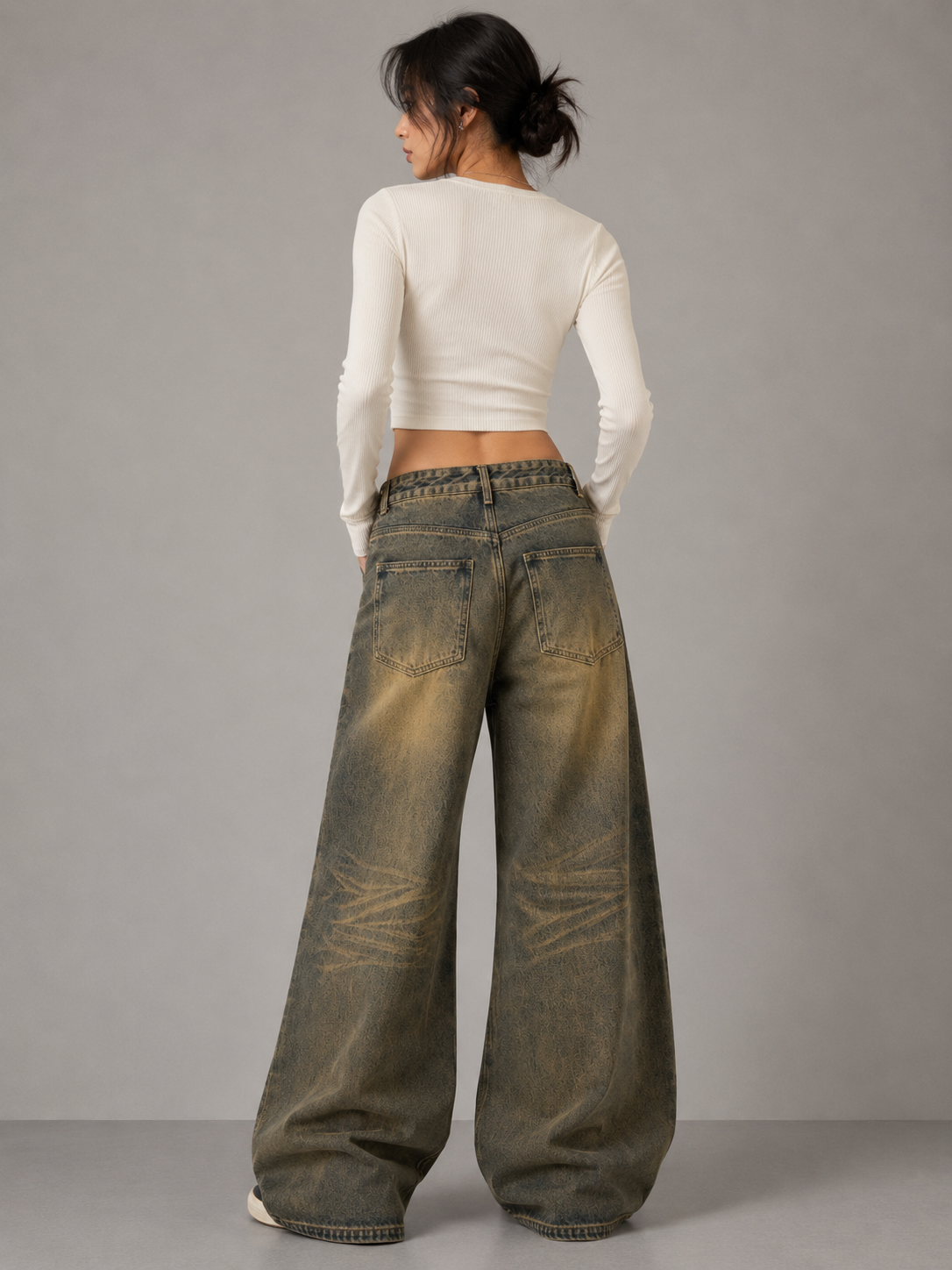 Fade Wide-Leg Jeans