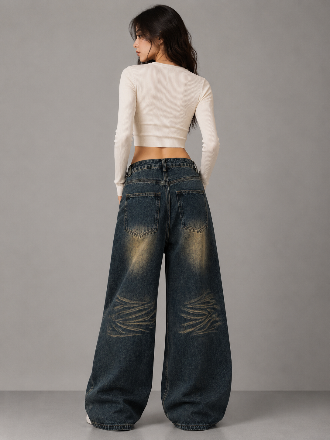 Fade Wide-Leg Jeans