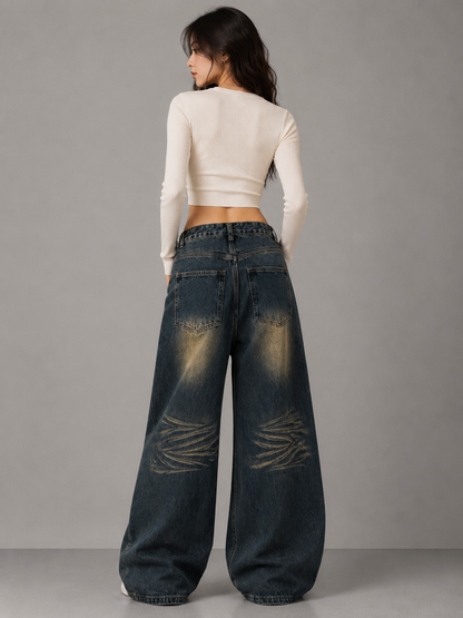 Fade Wide-Leg Jeans