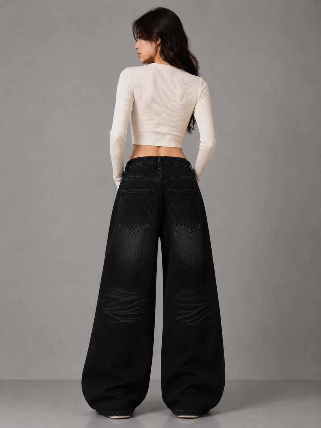 Fade Wide-Leg Jeans