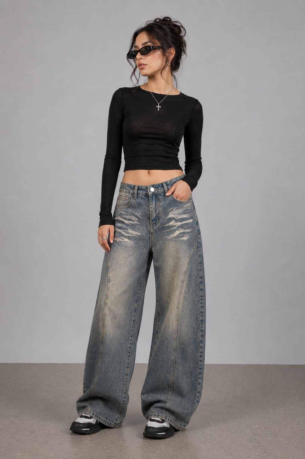 Vintage Faded Jeans