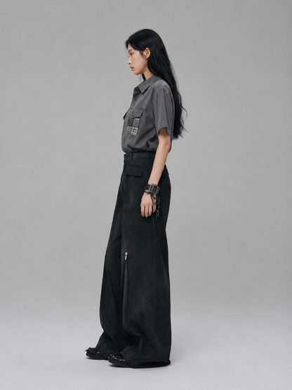 Patchwork Utility Shirt