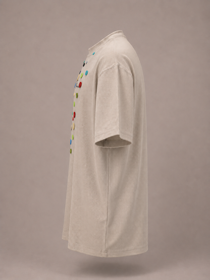Waffle Button Tee