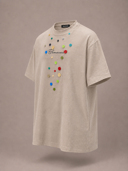 Waffle Button Tee